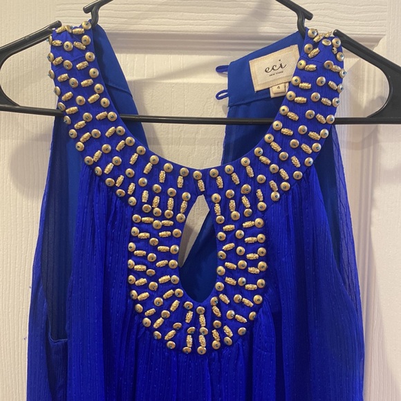 Nordstrom beautiful blue flowy dress - Picture 2 of 5